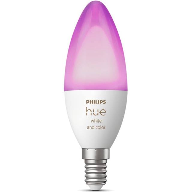 Philips Hue White & Color Ambiance, 5.3W, E14, Candle, opal