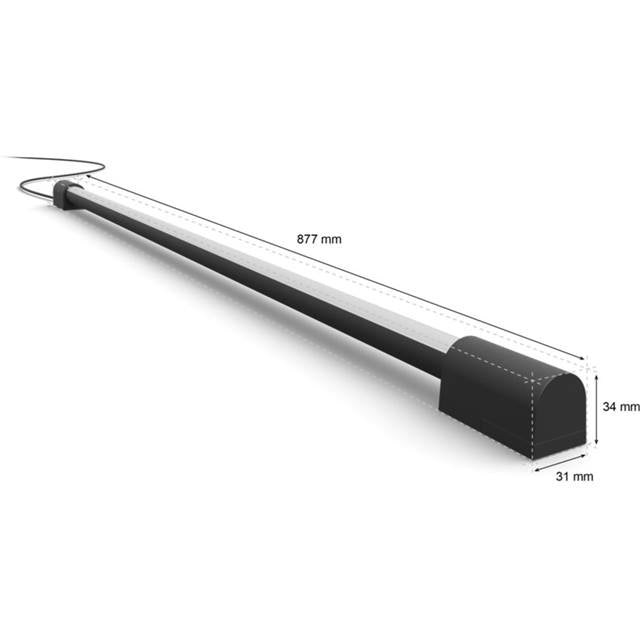 Philips Hue Play Gradient Light Tube kompakt 75cm, für 40-55" TV - schwarz