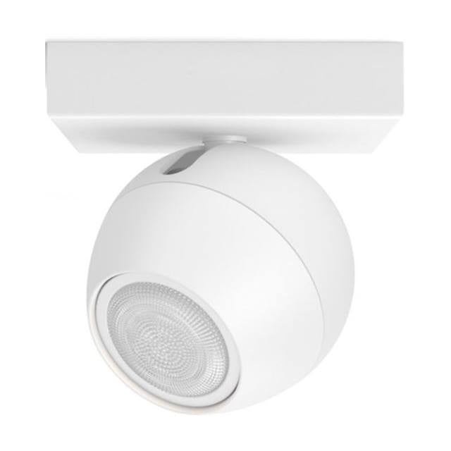 Philips Hue White Ambiance Buckram Einzelspot - weiss