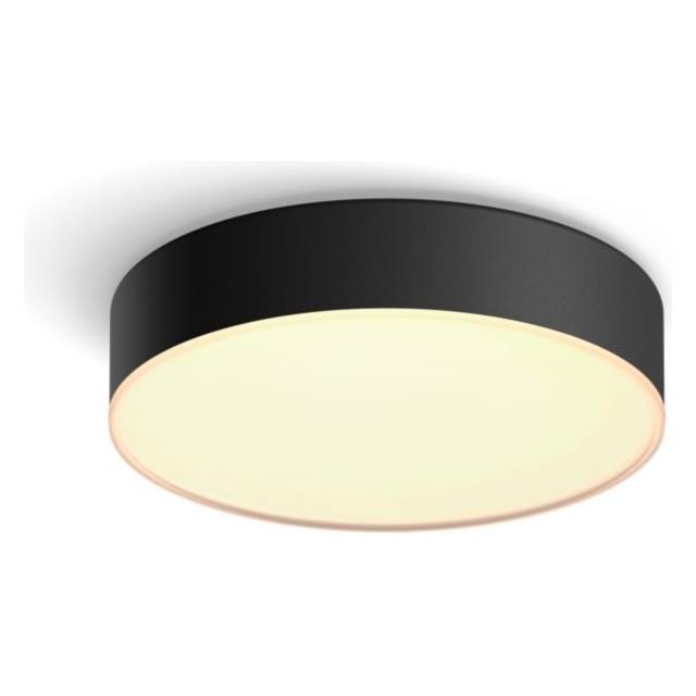 Philips Hue White Ambiance Enrave, kleine Deckenleuchte - schwarz