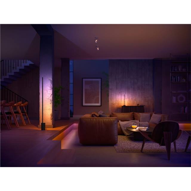 Philips Hue White & Color Ambiance Gradient Signe Tischleuchte - schwarz