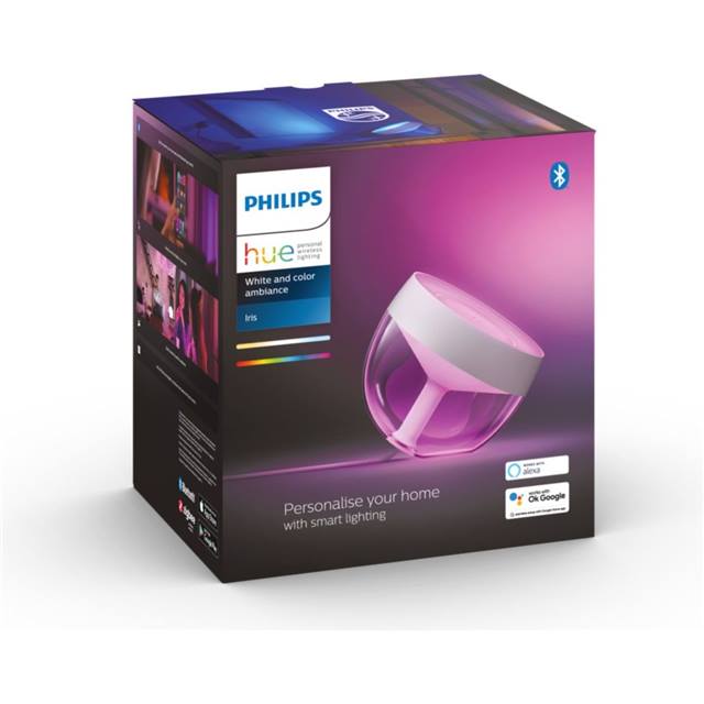 Philips Hue White & Color Ambiance Iris Tischleuchte - weiss