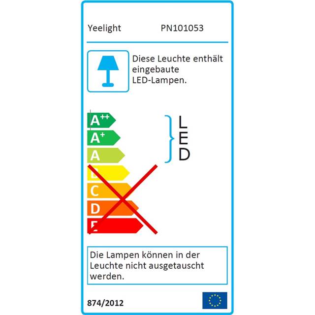 Yeelight Crystal Sensor-Deckenleuchte Mini, Swiss Edition