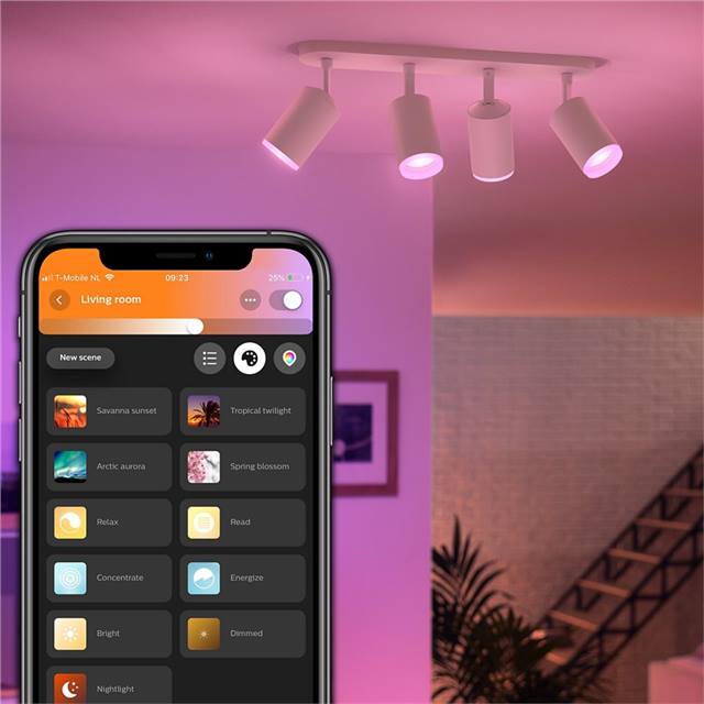 Philips Hue Fugato, 4er-Spot - weiss