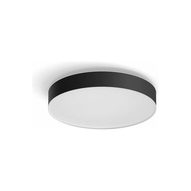 Philips Hue White Ambiance Enrave, grosse Deckenleuchte - schwarz