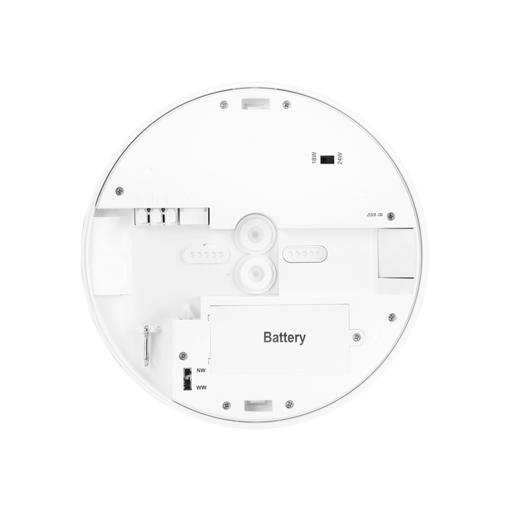 Anbauleuchte LED SLICE CIRCLE N III weiss, 10/18/24W, 3000/4000K, IP20, NOT