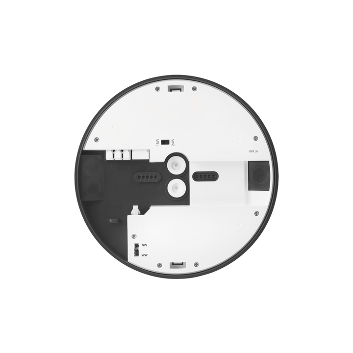 Anbauleuchte LED SLICE CIRCLE N III anthrazit, 18/24W, 3000/4000K, IP54, DALI