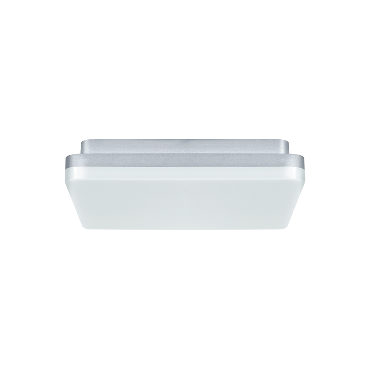 Anbauleuchte LED SLICE SQUARE N III silber, 18/24W, 3000/4000K, IP54, Phase