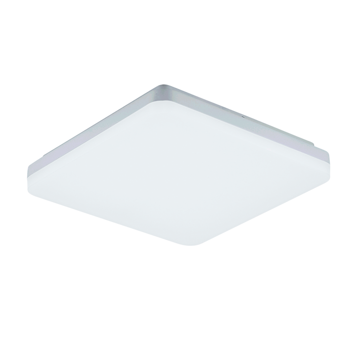 Anbauleuchte LED SLICE SQUARE N III silber, 18/24W, 3000/4000K, IP54, Phase