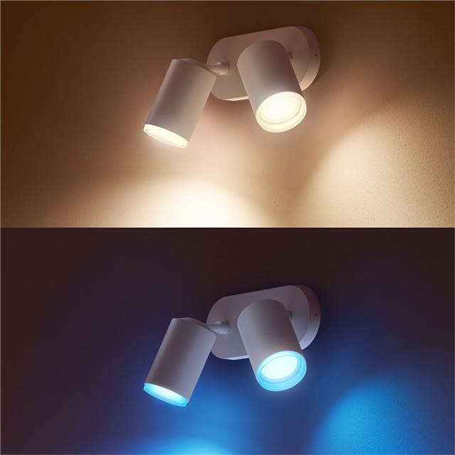 Philips Hue Fugato, 2er-Spot - weiss