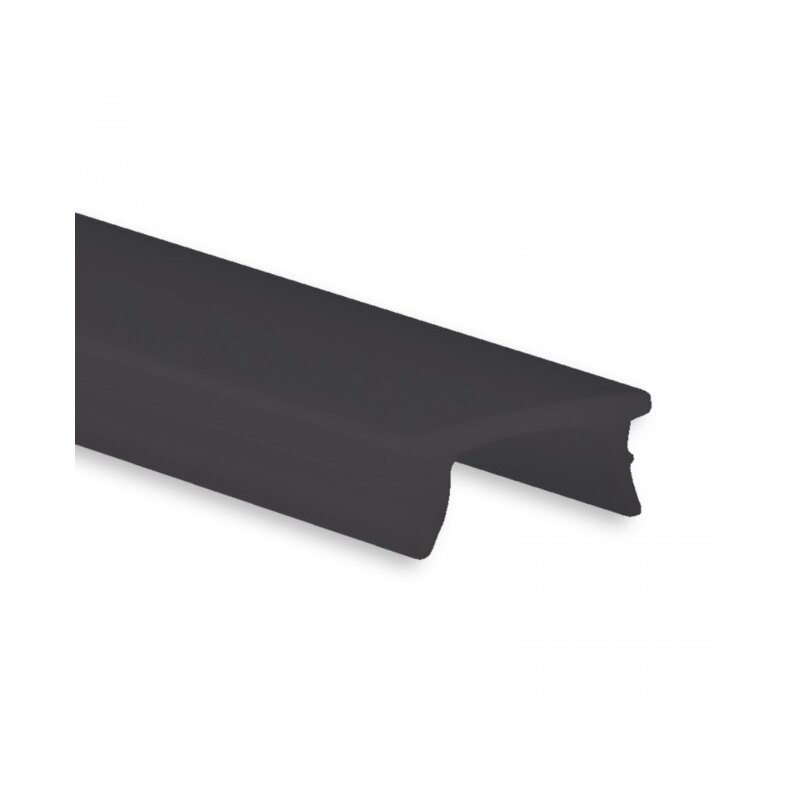 Abdeckung Typ W für Alu-Profile schwarz 200 cm