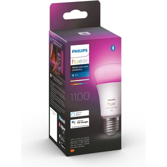 Philips Hue White & Color Ambiance, 9W, E27, Bulb, opal - 2-Pack