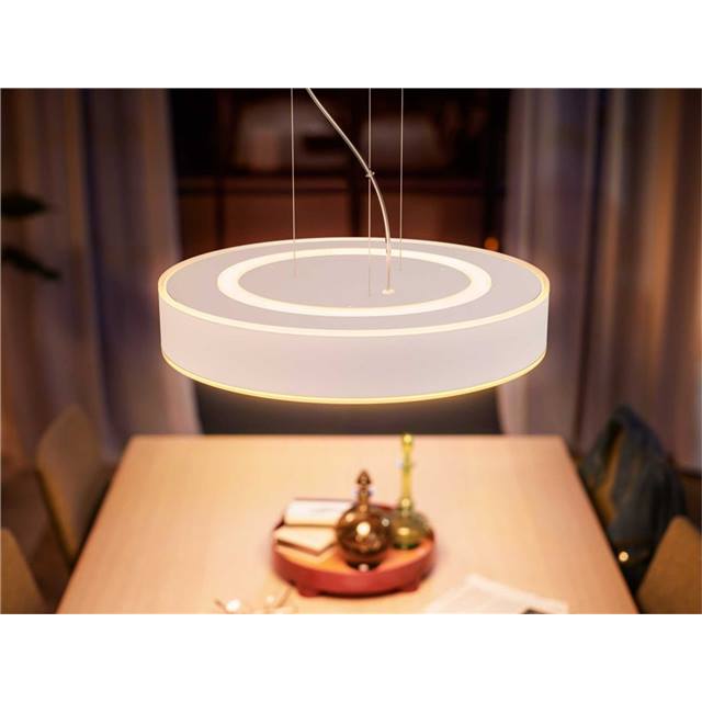 Philips Hue White Ambiance Enrave Pendelleuchte - weiss