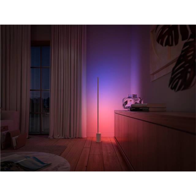 Philips Hue White & Color Ambiance Gradient Signe Stehleuchte - weiss