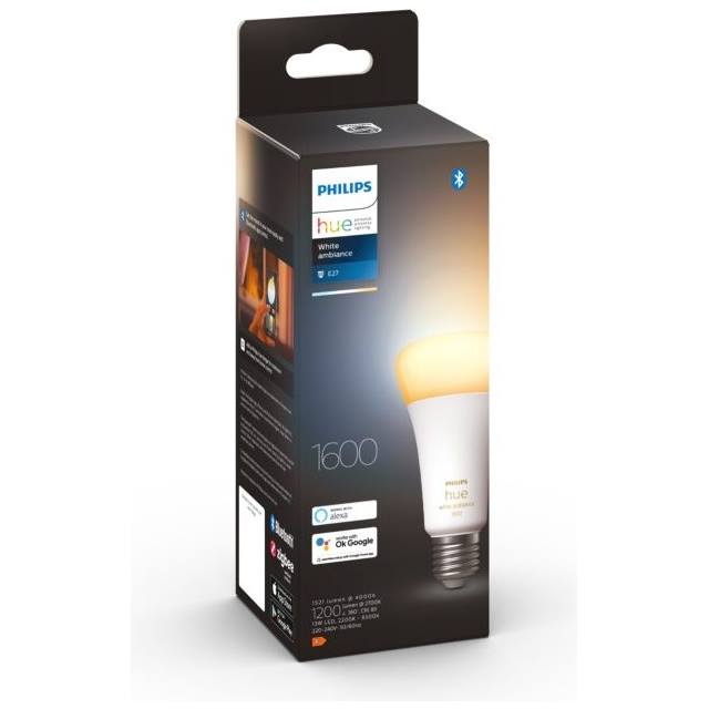 Philips Hue White Ambiance, 13W, E27, Bulb, opal