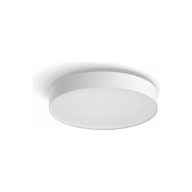 Philips Hue White Ambiance Enrave, grosse Deckenleuchte - weiss