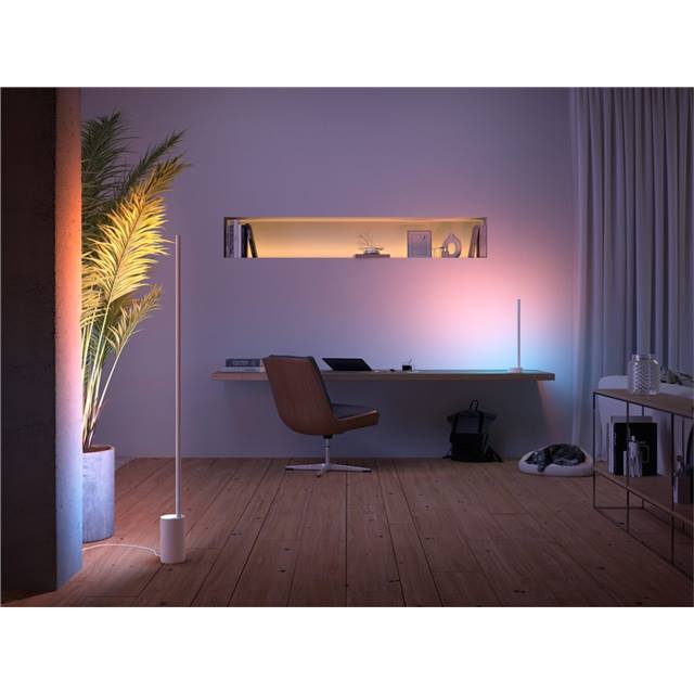 Philips Hue White & Color Ambiance Gradient Signe Tischleuchte - weiss