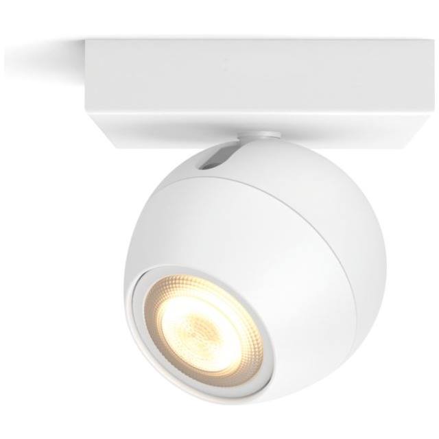 Philips Hue White Ambiance Buckram Einzelspot - weiss