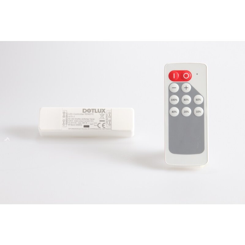 DOTLUX LED-Controller REMOTE max.384W für LED-Streifen einfarbig 1 Kanal1x16 A (