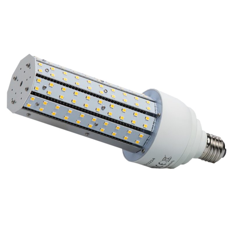 DOTLUX LED-Strassenlampe RETROFITastrodim E27 18 Watt warmweiss 135 SMD 2835 LED's