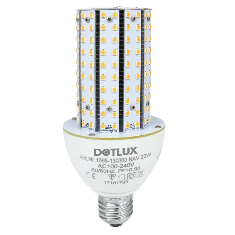 DOTLUX LED-Strassenlampe RETROFITprotect E27 18W 3000K