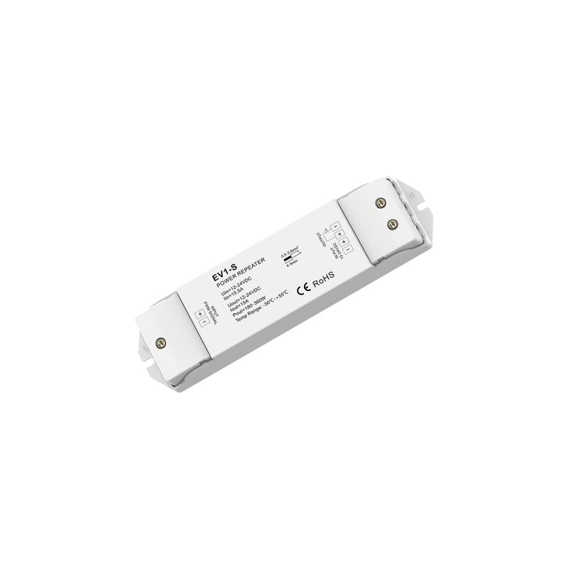 DOTLUX LED-Verstärker max. 360W für einfarbige LED-Streifen 1 Kanal 1x15 A (12-2