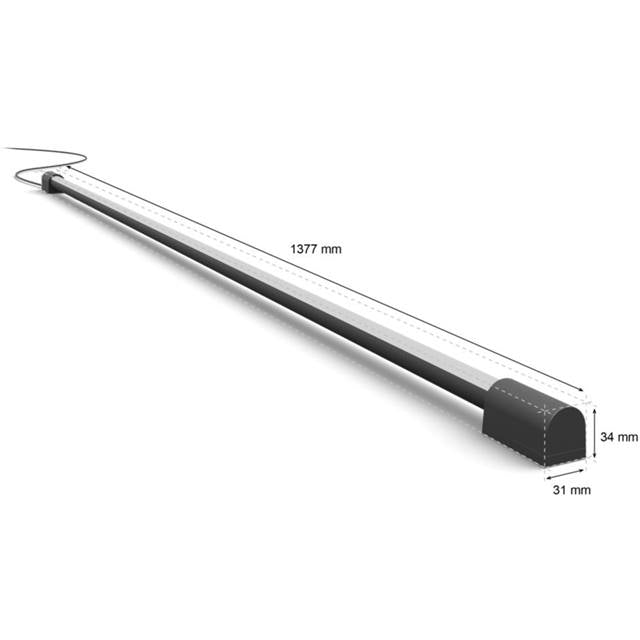 Philips Hue Play Gradient Light Tube gross 125cm, ab 60" TV - schwarz