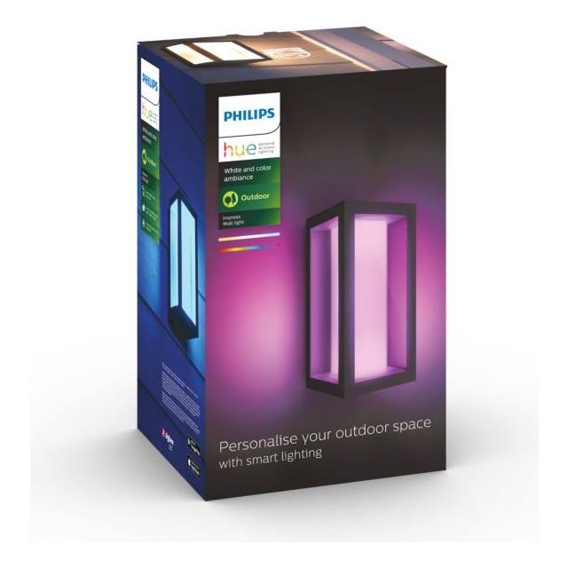 Philips Hue White & Color Ambiance Impress Outdoor Wandleuchte 12cm