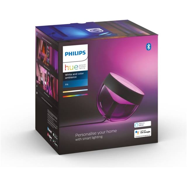 Philips Hue White & Color Ambiance Iris Tischleuchte - schwarz