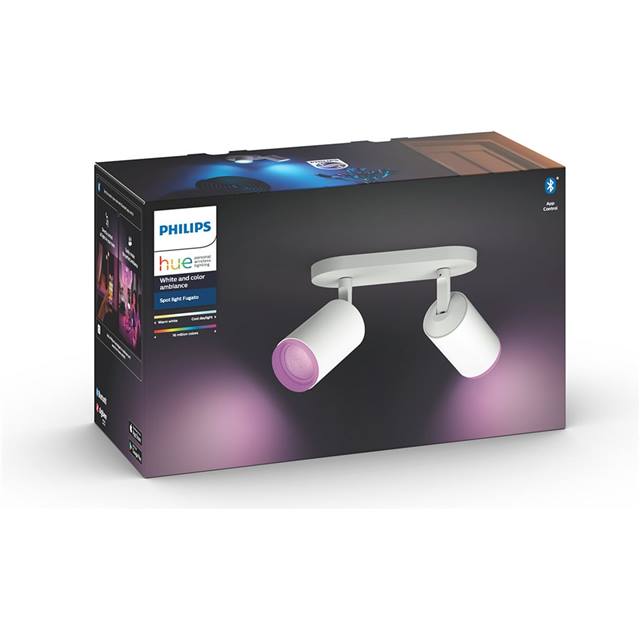 Philips Hue Fugato, 2er-Spot - weiss