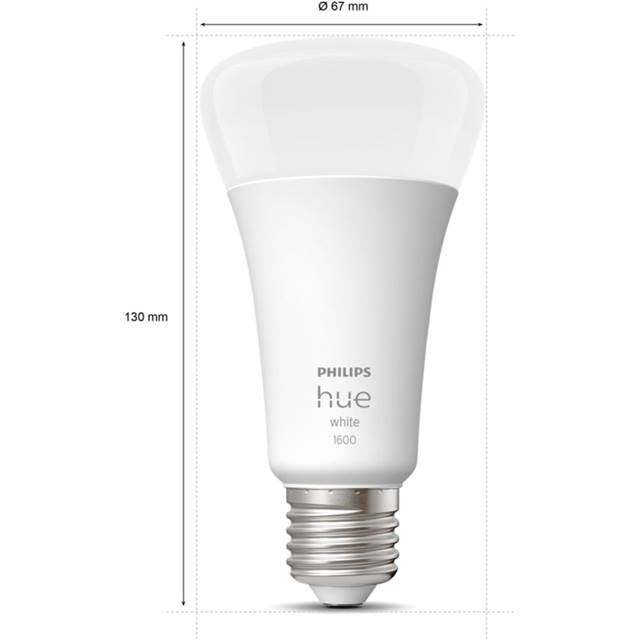 Philips Hue White, 15.5W, E27, Bulb, opal