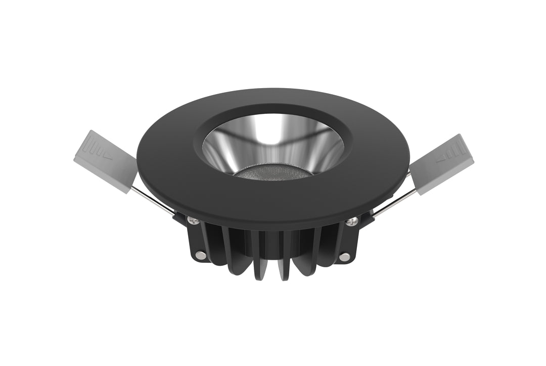 Einbaustrahler Flex, 8W 560lm CRI90 2700K-4000K 36° schwarz / Silber