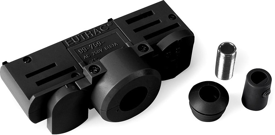 Eutrac Adapter HV 3-Phasen Schiene schwarz für PL1-M20, M30, M40