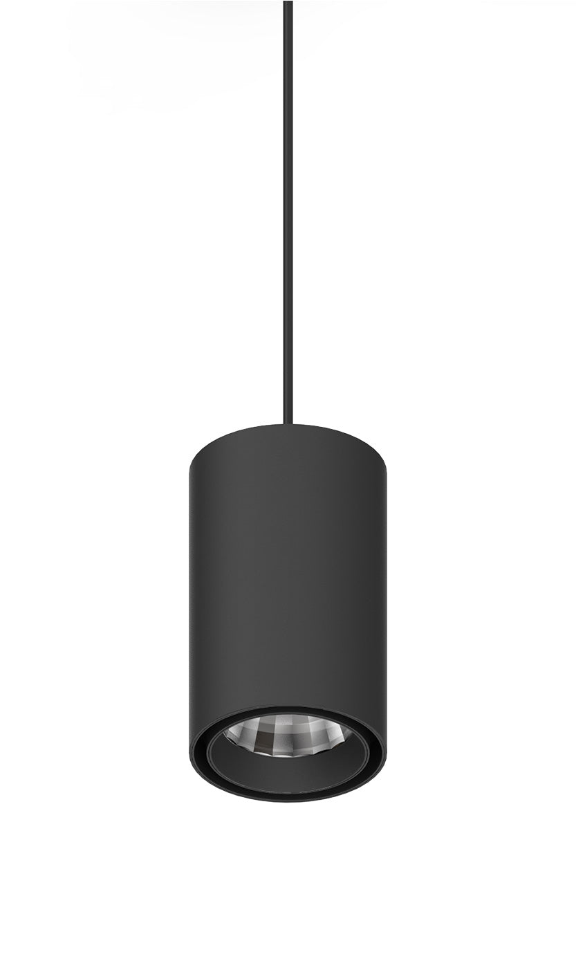 Pendelleuchte PL1-M20, 12W 1410lm CRI97 B40 24° schwarz